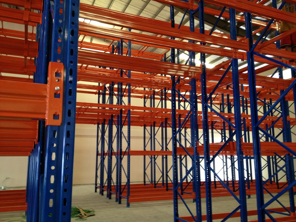 2013 YEAR PHILIPPINES DOUBLE DEEP PALLET RACKING PROJECT CASE 1