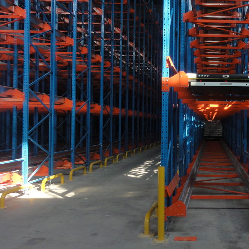 Foods Factory Warehouse Pallet Storage Radio Shuttle Racking System