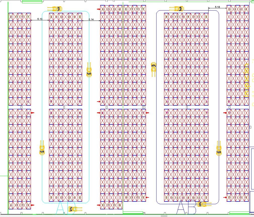 Drive-in Warehouse Rack